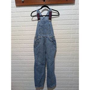 Nuovo County Seat Jeanswear Women's Blue Medium-Wash Vintage Denim Overalls Size